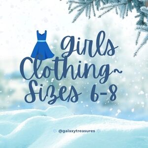 👕👗 GIRLS CLOTHING~SIZES 6-8